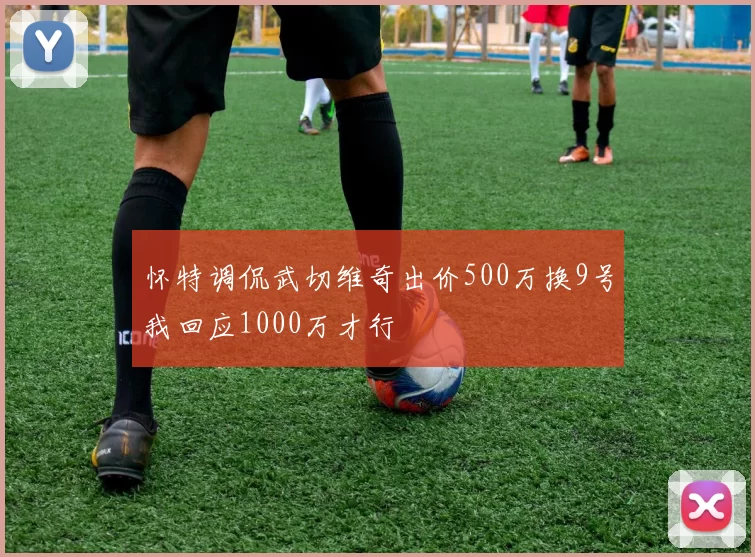 怀特调侃武切维奇出价500万换9号我回应1000万才行